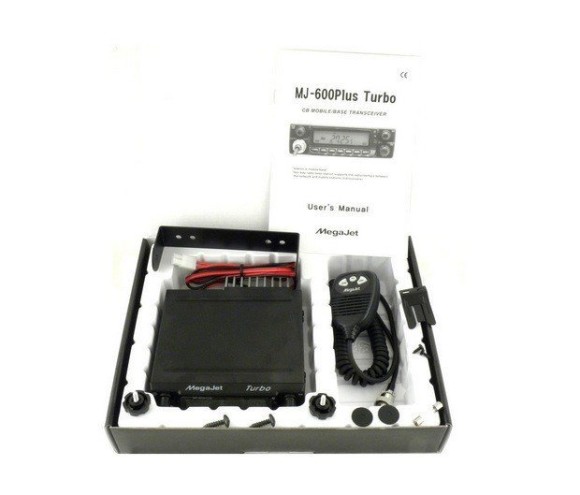 Рация Си-Би диапазона MegaJet MJ-600 Plus Turbo, Megajet 600 Plus Turbo (M