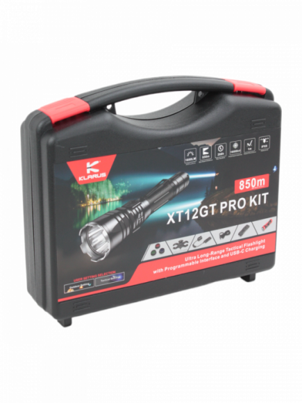 Набор с фонарем KLARUS XT12GT Pro Hunting Kit, 1600Lm, акк.5000mAh
