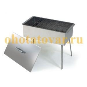 Коптильня из нержавеющей стали 2-х ярусная на ножках, К2-0.8БНПн