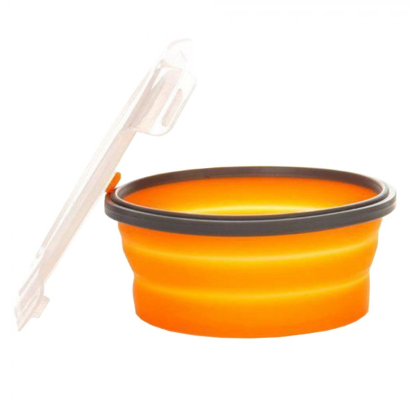 Tramp Контейнер складной с крышкой-защелкой 550 мл, оранжевый, TRC-088