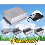 Коптильня разборная 2-х ярусная TEHNOLIT с поддоном, 10-01-0030