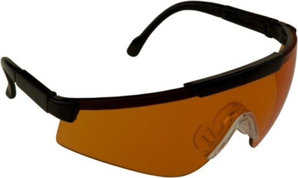 очки стрелковые Sporty оранжевые, 1060-0