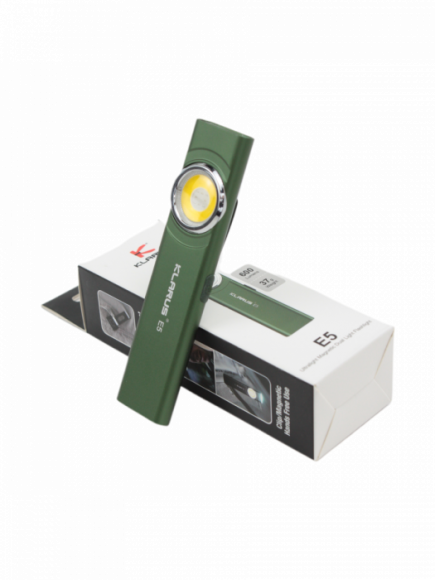 Фонарь EDC KLARUS E5, 600Lm, акк.450mAh зеленый
