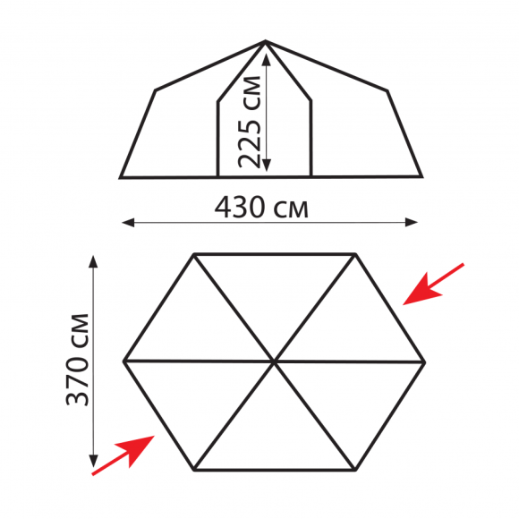 Tramp шатер Mosquito Lux (V2) (зеленый), TRT-87