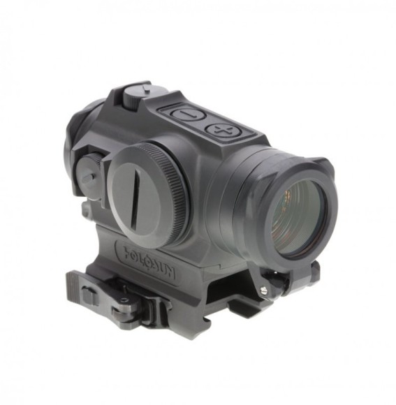 Коллиматор Holosun MicroELITE, на Weaver,вставка,точка/круг-точка 2/65МОА,подсв 12+NV GREEN, U-защита, титан.корп,192г