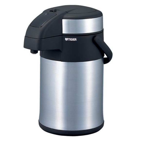 Термос с пневмонасосом Tiger MAA-A222 Stainless, 2.2 л, MAA-A222 XS