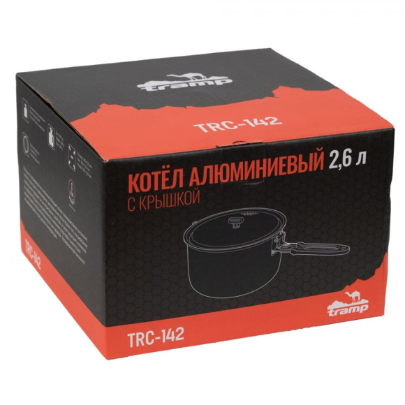 Котел анодированный Tramp 2,6 л, TRC-037