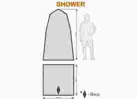 Быстросборная палатка для туалета или душа, БТД (MR)