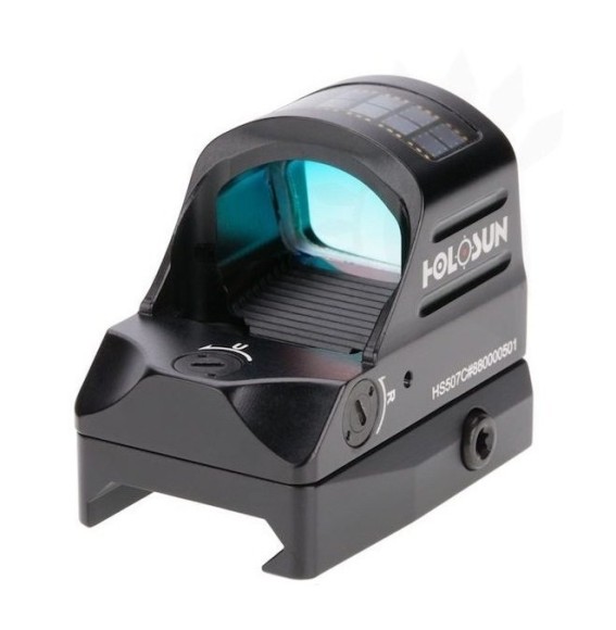 Коллиматор Holosun OpenELITE micro открытый, солн.бат., точка 2МОА GREEN, подсв 12 (+NV), 67г
