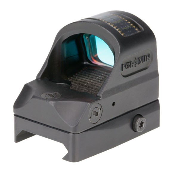 Коллиматор Holosun OpenELITE micro открытый, солн.бат., точка/круг/круг-точка 2/32МОА, подсв12(+NV) RED, титановый, 76г
