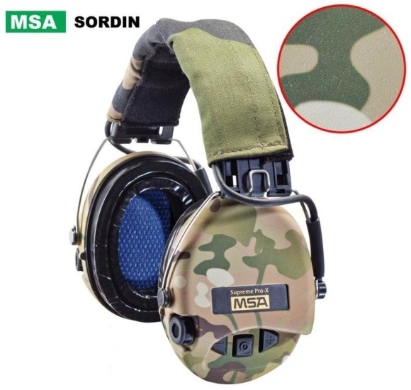 Наушники активные MSA Sordin Supreme Pro-X Camo with LED, SOR75302-x-08