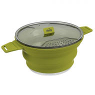 Котелок складной силиконовый Tramp 2,5 л оливковый, TRC-037