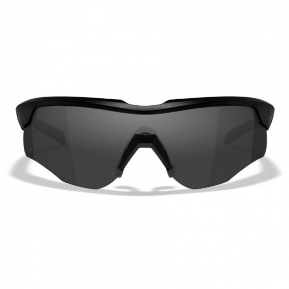 Тактические очки для стрельбы с баллистической защитой от осколков Wiley X Rogue Comm Matte Black (Clear-Grey-Rust)