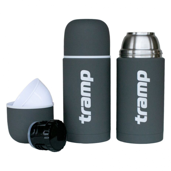 Tramp Термос Soft Touch 0.75 л, серый, TRC-108