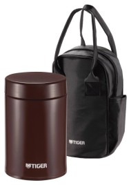 Термоконтейнер для первых или вторых блюд Tiger MCJ-A075 Cocoa, 0,75 л в сумке, MCJ-A075 T