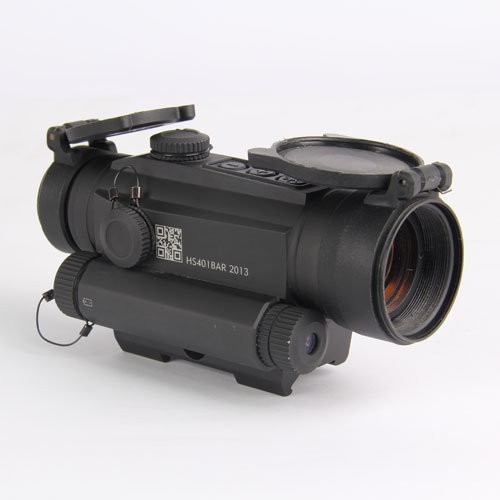 Коллиматор Holosun Tube на Weaver/Picatinny+лазер 650 нм,быстросъемн,точка 2MOA, 12 подсв(+NV), 395г 20 шт./уп.