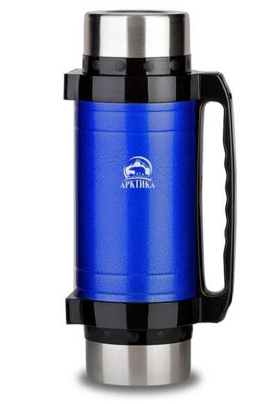 Термос "Арктика" с супер-широким горлом 202-2000 синий, 2 л, 202-2000 синий