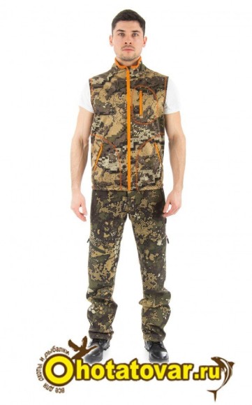Камуфляжный жилет Softshell "Ирбис", ОКД00309