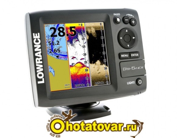 Эхолот-навигатор Lowrance Elite-5 HDI, 000-11145-001