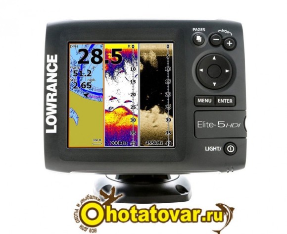 Эхолот-навигатор Lowrance Elite-5 HDI, 000-11145-001