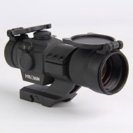 Коллиматор Holosun Tube на Weaver/Picatinny, точка 2MOA, 12 подсветки (+NV), бат.лоток, крон. с выносом, 274гр. 40 шт/уп