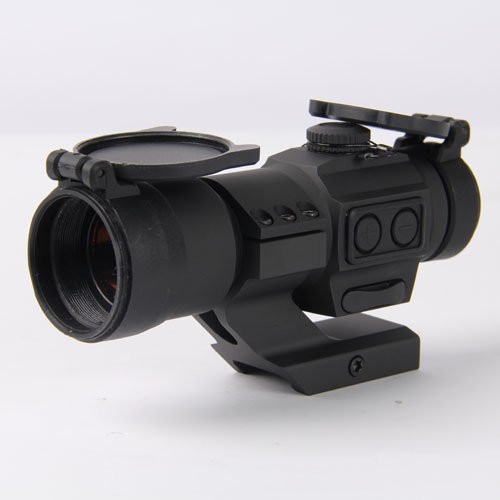 Коллиматор Holosun Tube на Weaver/Picatinny, точка 2MOA, 12 подсветки (+NV), бат.лоток, крон. с выносом, 274гр. 40 шт/уп