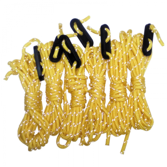 Tramp набор оттяжек для палатки со светоотражающей нитью (комплект 6 шт), TRT-104.10