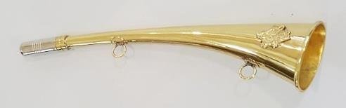 горн охотничий 31 см (латунь), плоский, 31flat