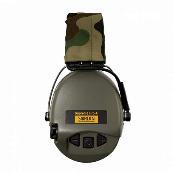 Камуфляжные активные наушники Sordin Supreme Pro-X Led Green
