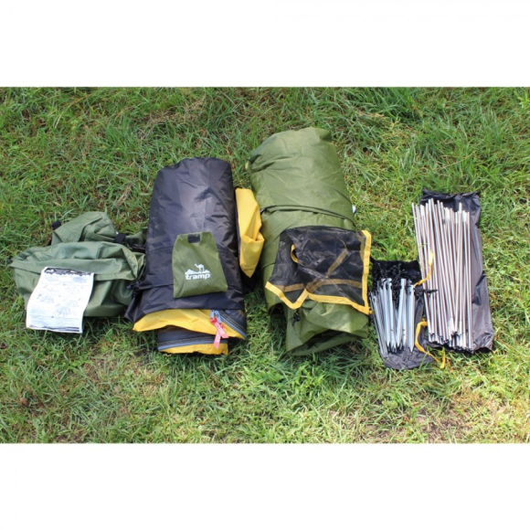 Tramp палатка Mountain 4 (V2) (зеленый), TRT-24-green