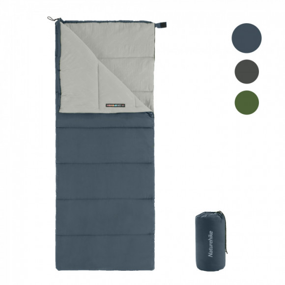 Спальный мешок NATUREHIKE F150 Envelop Cotton Blue