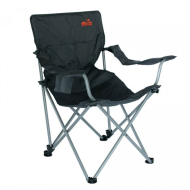 Tramp кресло с регулируемым наклоном спинки (черный/серый), TRF-012