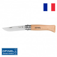 Складной нож Opinel Inox 8VRI (ручка из бука)