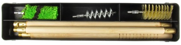 Набор для чистки кал. 12, деревянный шомпол, пластиковая коробка (50 шт./уп.), B-145