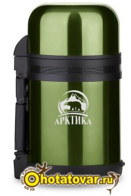 Термос "Арктика" с широким горлом универсальный 202-1500 болотный , 1.5 л, 202-1500 болотный