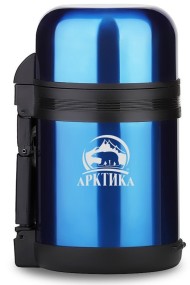 Термос "Арктика" с широким горлом универсальный 202-800 синий , 0.8 л, 202-800 синий