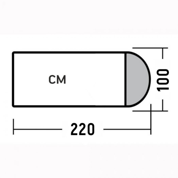 Спальный мешок Tramp Taiga 200 XL -5°С увеличенный размер правый