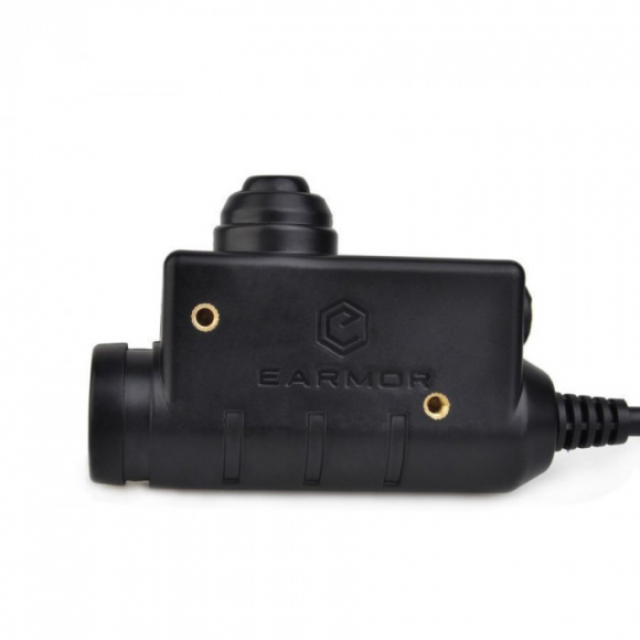 Кнопка PTT EARMOR M52 для подключения гарнитуры и наушников к рации